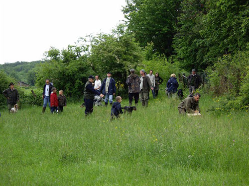 Arrivée sur le terrain