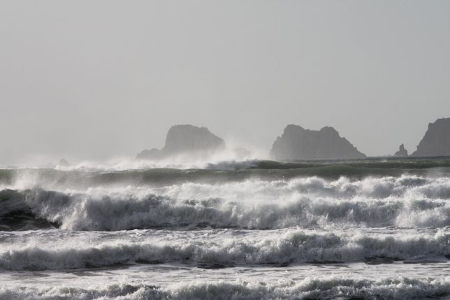 Tempête sur le tas de pois