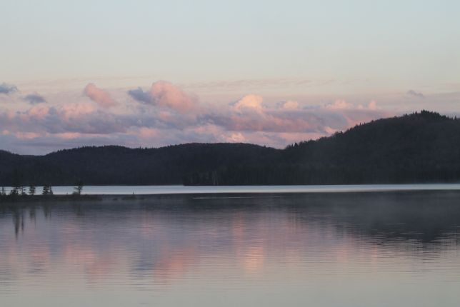 Lever de soleil à Portneuf, 2013