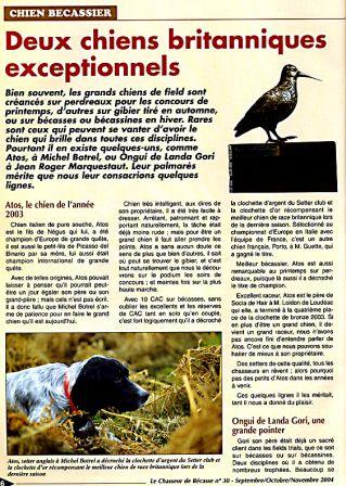 Revue nationale des bécassiers n° 30 - sep-oct-nov 2004 - page 46